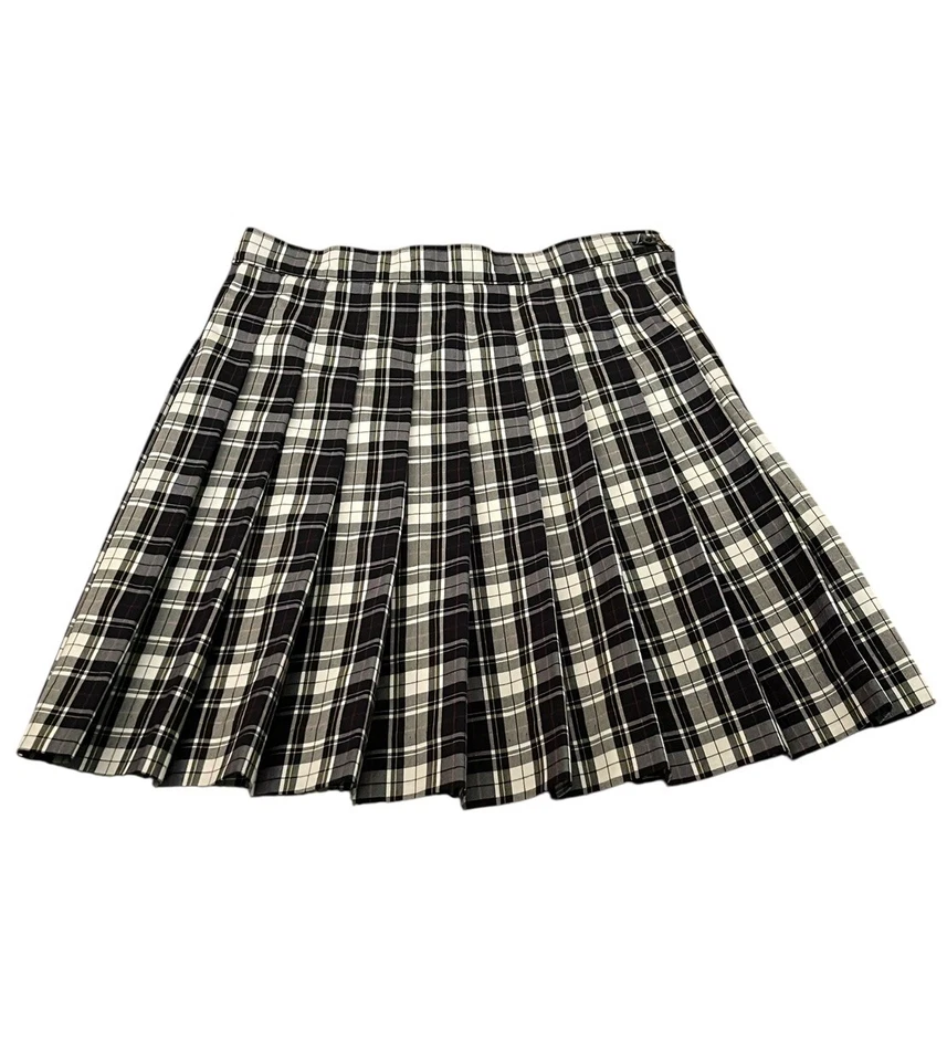 Saia plissada xadrez uniforme Dennis 018650 meninas 12 G12 escola católica União dos EUA - Imagem 1 de 4