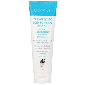 MooGoo Clear Zinc Sunscreen SPF40 120g - Picture 1 of 1