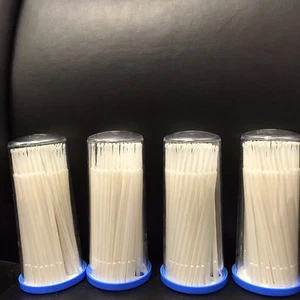 400 (4 Kegs) White Eyelash Extension Micro Brush Lash Tools Superfine Tips - Picture 1 of 6