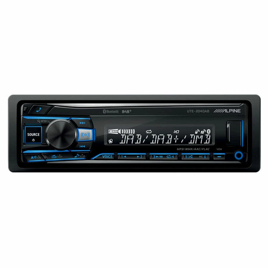 Alpine UTE-200BT Bluetooth Autoradio - Schwarz