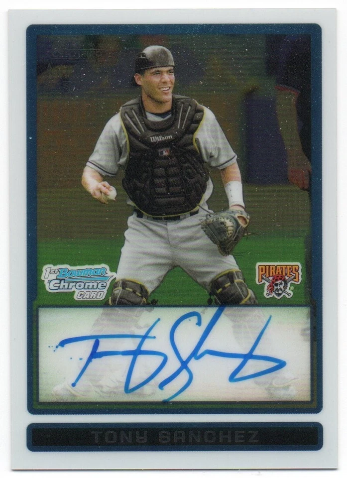 2009 Bowman Chrome Draft Prospects #BDPP76 Tony Sanchez RC SP Auto - Image 1 of 1