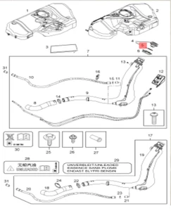 Original GM/Opel 13348085 Gasket, Fuel Cap Astra Corsa Vectra New - Picture 1 of 8