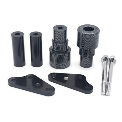 Marco de aluminio deslizadores contra choques protección carbono para Suzuki DRZ400S/SM 2000-2025 Foto 1 de 4