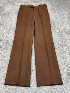 Sansabelt Jaymar Pants Men 32x30 Brown Straight Leg Slacks Trousers Vtg USA - Picture 1 of 10