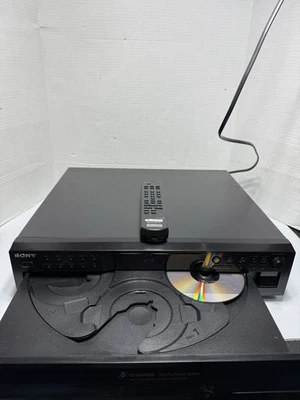 Sony CDP-CE275 5-Disc CD Changer Disc Ex-change System With OEM Remote TESTED - Image 1 of 4