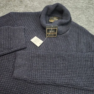 Jos A Bank Reserve Made in Italy Navy Rollkragen Pullover Wolle Kaschmir Large NEU - Bild 1 von 9