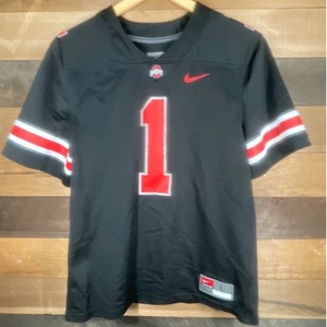 Ohio State Buckeyes Jersey Nike Black Football Number 1 Kids L - Picture 1 of 4