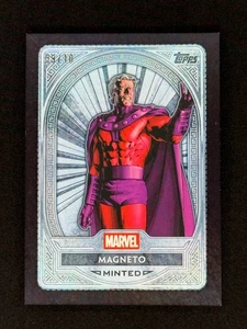 2025 Topps Chrome 2025 Marvel Mint Magneto Black Platinum 09/10 - Picture 1 of 2