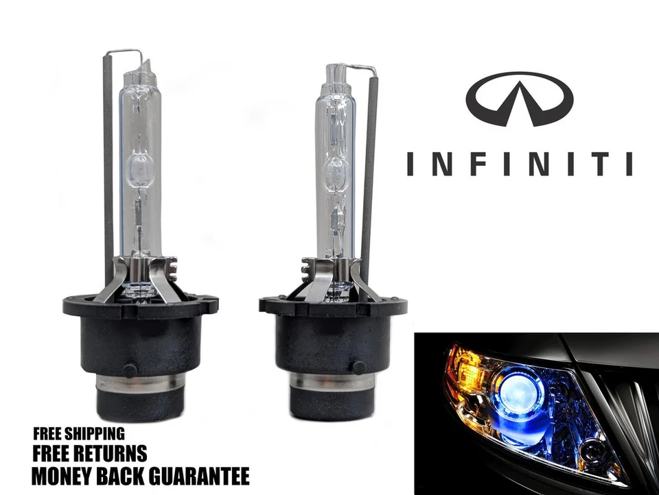 8000K Cool Blue HID Xenon Headlight Bulb for INFINITI M56 2011-2013 H&L Beam x2 - Image 1 of 1