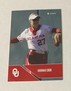 Oklahoma Sooners OU Softbol 2025 Onit Atleta Hannah Coor B-8 - Imagen 1 de 2