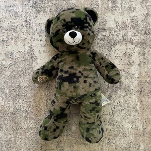 Build A Bear Digital Camo Bear Camouflage Plush Teddy Mine Craft Blocks READ** - Picture 1 of 9