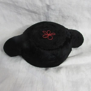Cappello vintage Disney anni 60 ORECCHIE DI TOPOLINO foderato pelliccia pile nero Mouseketeer Club - Foto 1 di 5