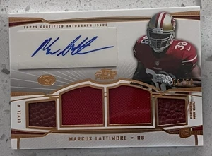 Tarjeta de novato 2013 Topps Marcus Lattimore autógrafo 26/50 - Imagen 1 de 1