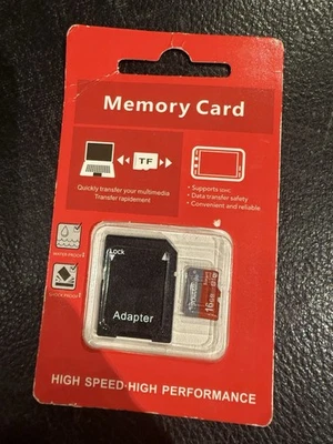 16GB High Speed -High Performance Memory Card - Image 1 of 2