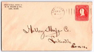 1903 Doremus Machine Cancellation - Lee, Massachusetts - 2c Stationery - Picture 1 of 2