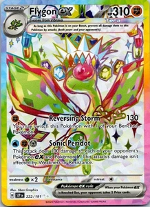Flygon ex Ultra Rare SV08: Surging Sparks 222/191 NM - Picture 1 of 2