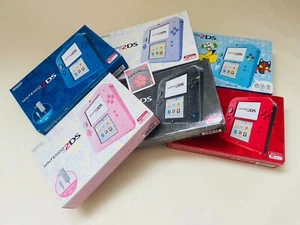 Nintendo 2DS Choose the Color Video Game Console w/Charger & Stylus Box Japanese - Picture 1 of 73