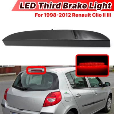 3 éme  Fumé Feu Stop Supplémentaire Compatible Renault Clio II et III 7700410753 - Immagine 1 di 4