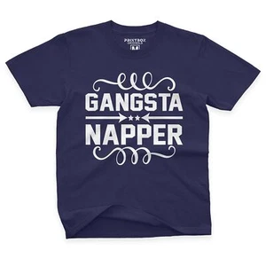 Gangster Napper Funny Boys Tshirt T Shirt Girls Tee Top Girls Gifts - Picture 1 of 16