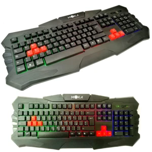 KIT TASTIERA GAMING MYKA VEGA RAINBOW KEY-G2R ACROBALENO MULTICOLOR USB FILO - Foto 1 di 6