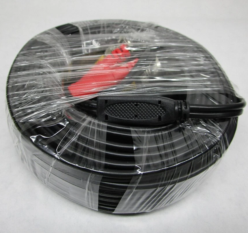 60ft BNC Video & Power Cable for Night Owl, Samsung, Wisenet, Swann, Extension - Image 1 of 1