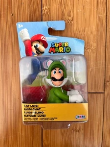 Mundo De Nintendo Super Mario Bros. Gato Luigi Juguete Figura De Acción Jakks - Imagen 1 de 3