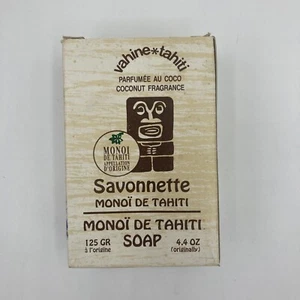 Vintage Tahiti Soap Moni Tiarre Savonnette Tiki Aloha Vahine Natural - Picture 1 of 6