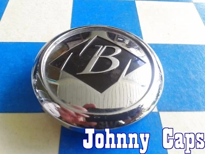 BLACK ICE Wheels [46] CHROME Center Caps # C-VB7-C Custom Wheel Center Cap (1)   - Image 1 of 4