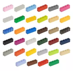 30 Klemmbausteine Bausteine 1x4 Noppen Kompatibel Basic Baustein Bricks Steine - Bild 1 von 35