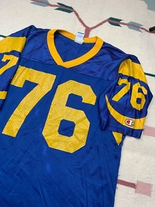 Camiseta de Colección Campeón de los 90 St. Louis Rams Orlando Pace Talla 44 (L) NFL Fútbol Salón de la fama - Imagen 1 de 8