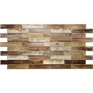 Dundee Deco Wall Paneling 38.58"x18.90" Brown Faux Dutch Oak Decorative (10Pack) - Picture 1 of 4