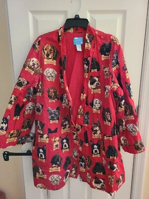 Nick & Nora "Milk Bones" Robe - SZ. L/XL (No Belt) - Image 1 of 4