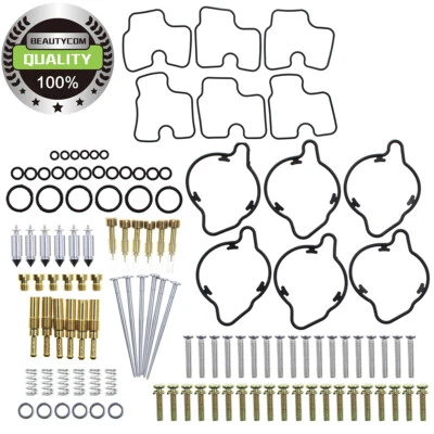 1003-1318 Carburetor Gaskets Jet Kit For Honda Valkyrie 1500 GL1500C Interstate — 第 1/4 张图片
