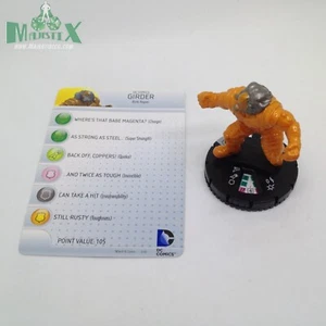 Heroclix The Flash set Girder #014 Common figure w/card! - Picture 1 of 1