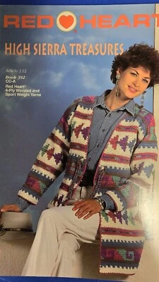 Red Heart High Sierra Treasures CROCHET PATTERNS - Image 1 of 4