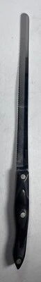 Cuchillo rebanador de pan dentado Cutco 9 3/4" 1724 clásico mango marrón Foto 1 de 4