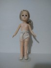 Vintage 1976 Effanbee Doll Blonde Hair Green Eyes Stockings Pearls Shoes & Stand