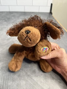 Ganz Webkinz Brown Plush Puppy Shaggy Stuffed Animal Toy HM195 NO CODE Dog 9" - Picture 1 of 5