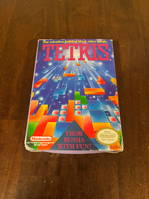 Tetris NES Nintendo Completo En Caja En Caja Con P&oacute;ster E Inserto