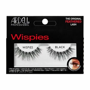 (MENGE 10) Ardell Natural WISPIES False Lashes Authentische Ardell Wimpern Schwarz - Bild 1 von 1