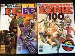 EERIE MAGAZINE #100 101 102 WARREN PUBL 1979 PENALVA LAURIER SANJULIAN - Picture 1 of 7