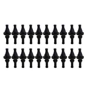 20pcs Black Soft Rubber Cooling PC Fan Screw Mount Pin Rivet Anti Vibration xg - Afbeelding 1 van 3
