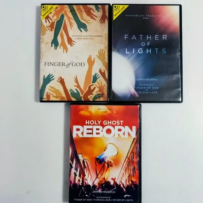 DVD Documentary Finger of God Father of Lights Holy Ghost Reborn – 3 film bundle - Image 1 of 4
