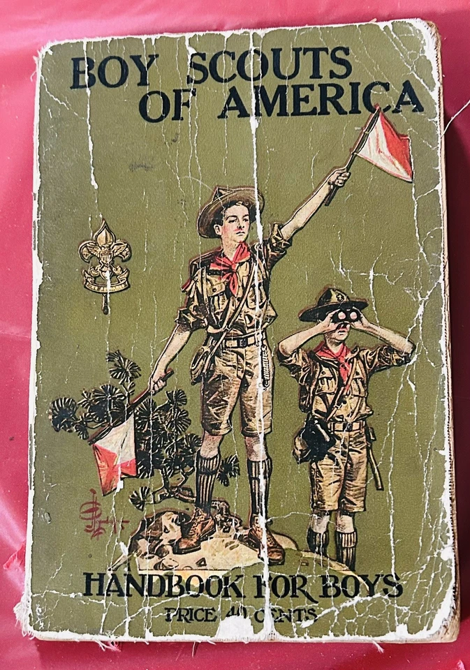Manual masculino dos escoteiros da América de 1926  - Imagem 1 de 1