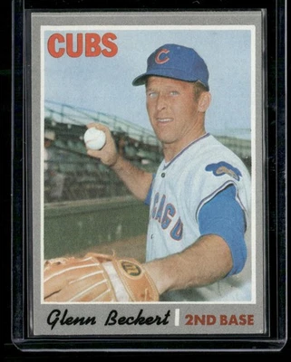 1970 Topps - Glenn Beckert #480 - Imagem 1 de 2