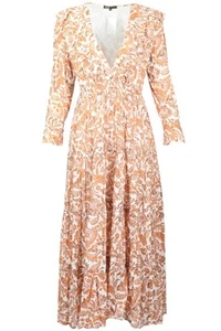 MAJE PRINTED MAXI DRESS UK 14 - Picture 1 of 4