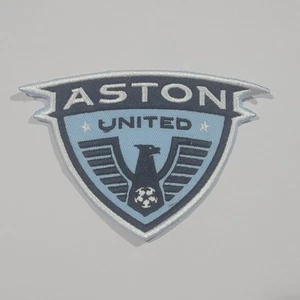 Aston United Soccer Patch Embroidered Sew On - Picture 1 of 4