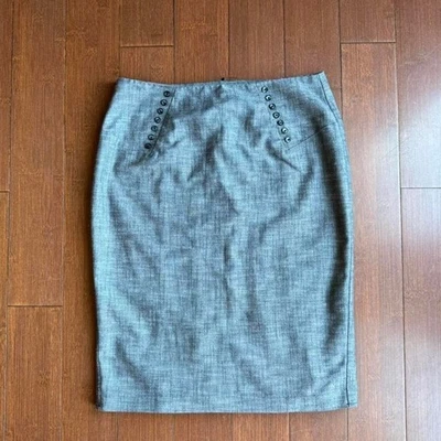 Gray BCX Midi Pencil Skirt - Image 1 of 4