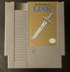 Zelda 2 The Adventure of Link (NES Nintendo) Aut&eacute;ntico - Cartucho Gris - Probado