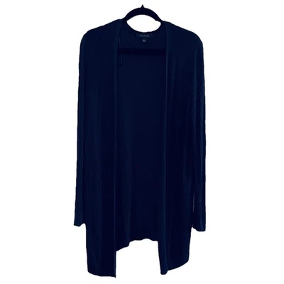 Suéter Cárdigan ANN TAYLOR Azul Marino Manga Larga Abierto Talla L Foto 1 de 4